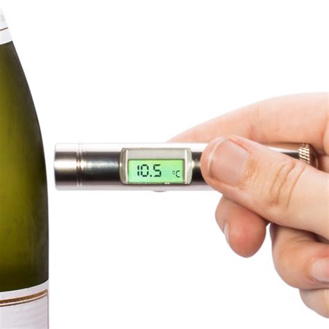 how do you test a bottle temperature|wine bottle thermometer.